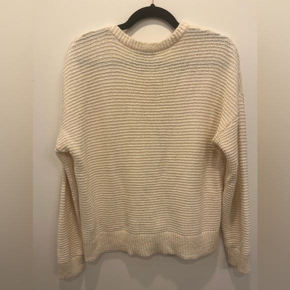 Madewell cotton cropped cardigan sweater, size small - Picture 2 of 4